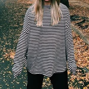 ALL SAINTS oversized long sleeve tee